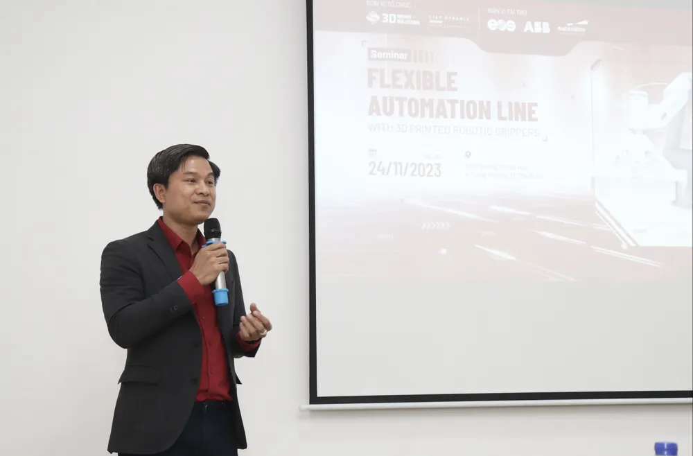 Ông Trương Tấn Tòng, Tổng Giám đốc 3D Smart Solutions tin rằng đây là công nghệ có thể giúp các doanh nghiệp, đơn vị sản xuất nâng cao năng suất hoạt động Ông Trương Tấn Tòng, Tổng Giám đốc 3D Smart Solutions tin rằng đây là công nghệ có thể giúp các doanh nghiệp, đơn vị sản xuất nâng cao năng suất hoạt động