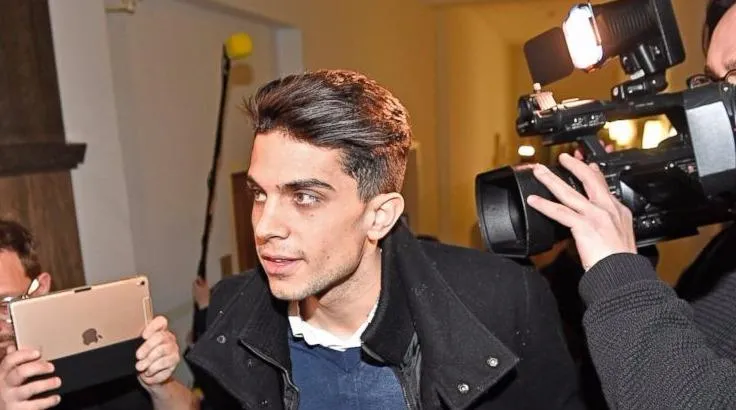 Marc Bartra đến tham dự phiên tòa ở Dortmund. Ảnh: Getty Images.
