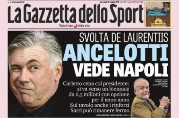 Napoli bổ nhiệm Ancelotti, Sarri sang gõ cửa Chelsea ảnh 1