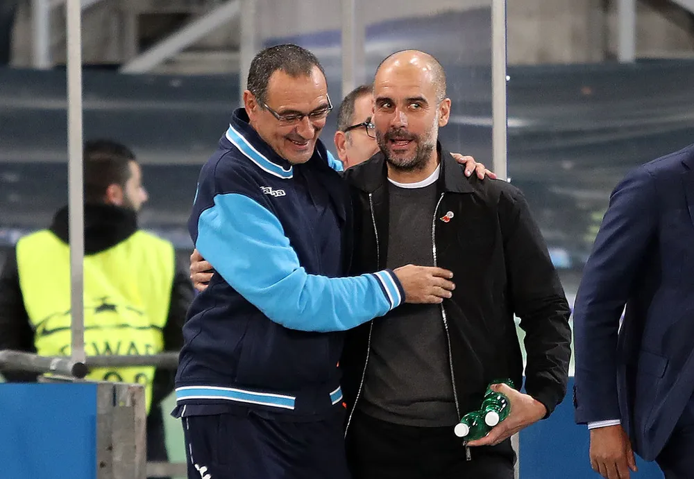 Pep Guardiola hào hứng khi Sarri đến Chelsea ảnh 2