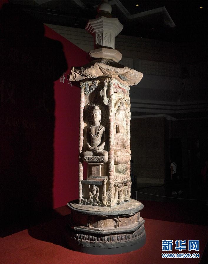 被盜十九年唐代石塔塔身回歸中國 ảnh 2