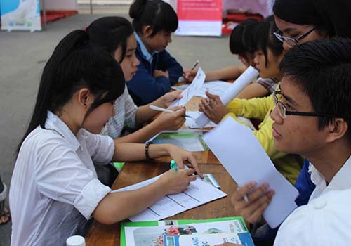 大學生參加由某一大學舉辦的職業輔導活動。（示意圖源：互聯網）