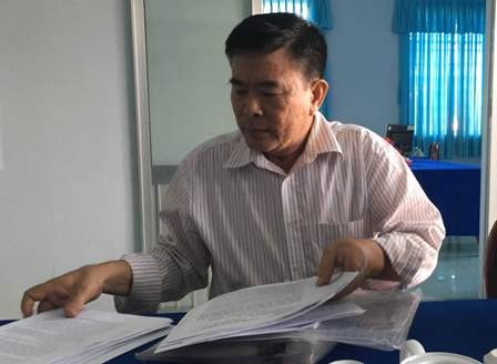 後江省原副監察長黎可團。（圖源：互聯網））