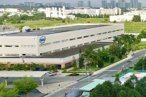 Nhà máy Intel tại Khu công nghệ cao TPHCM. Ảnh: HOÀNG HÙNG