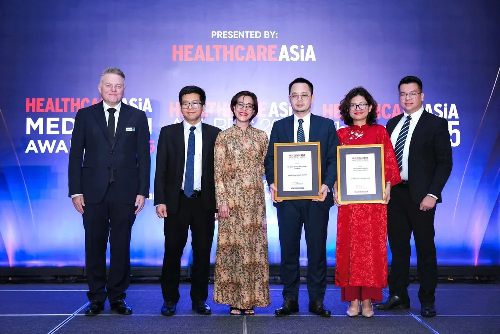 Vinmec được vinh danh tại Healthcare Asia Awards 2025