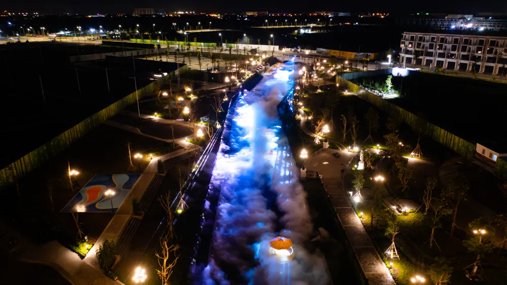 Vẻ đẹp như cổ tích của dòng sông ánh sáng tại Tây Ninh