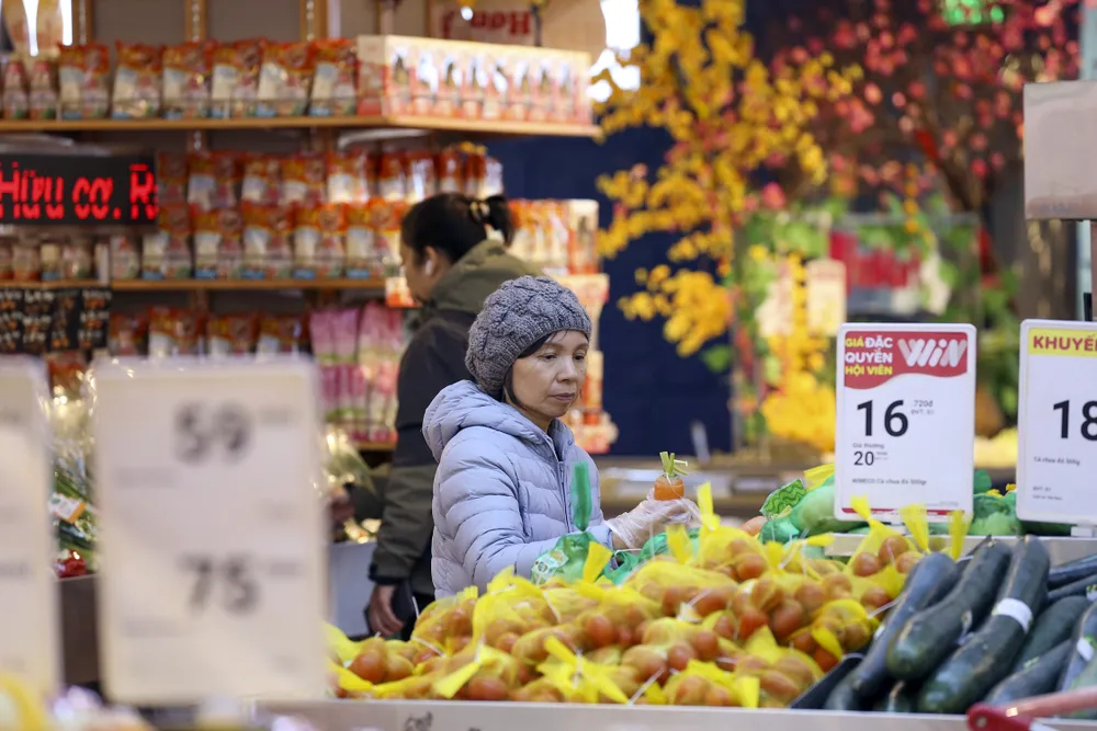 Các sản phẩm rau củ quả được tăng cường từ 30-40% đảm bảo nhu cầu của người tiêu dùng.jpg