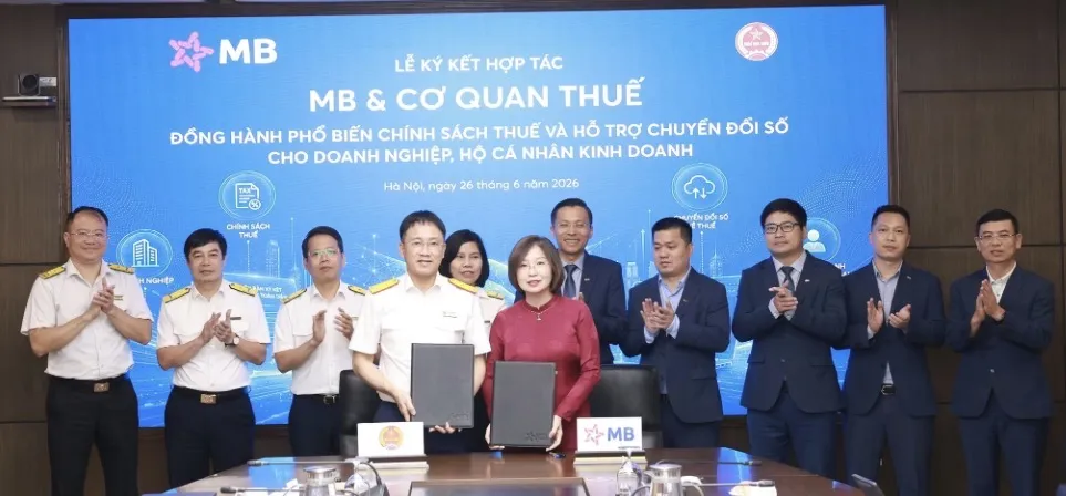 MB và cơ quan thuế hợp tác hỗ trợ người nộp thuế 