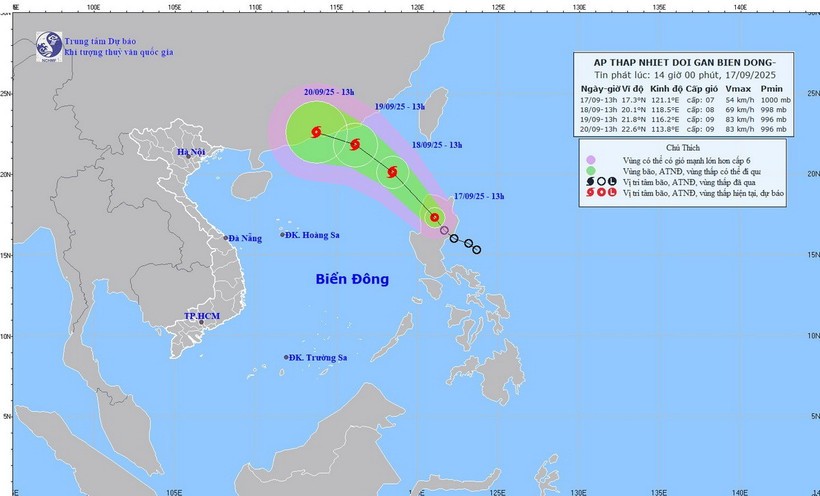 热带低压可能增强为台风。