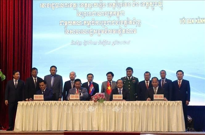 签署仪式现场。