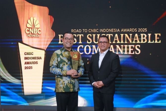 越南电动车制造商VinFast 在The Road to CNBC Indonesia Awards 2025上荣获两项大奖。
