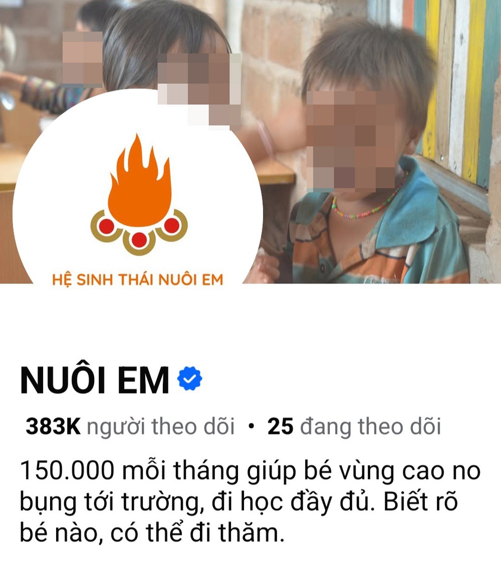 由黄华忠创办的“助养儿童”项目脸书页面。