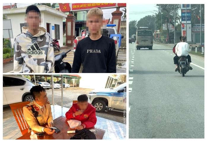 一群少年在未达驾驶年龄的情况下，骑着“多无”摩托车在路上横冲直撞，导致车主被罚款 2800万元的影像。