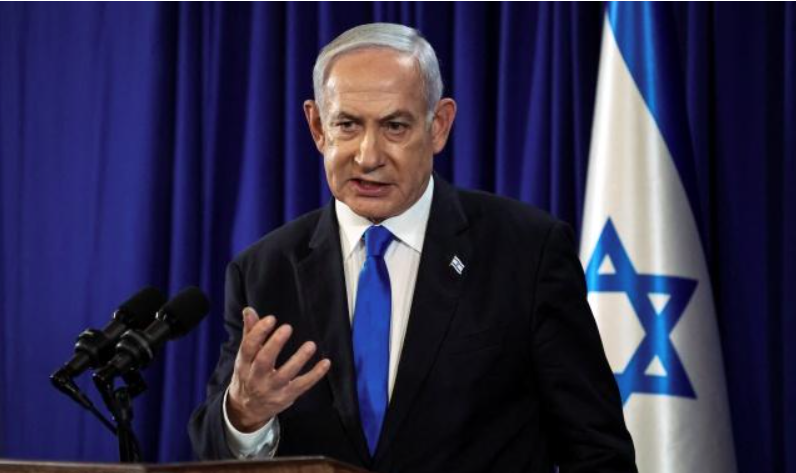 以色列总理内塔尼亚胡。