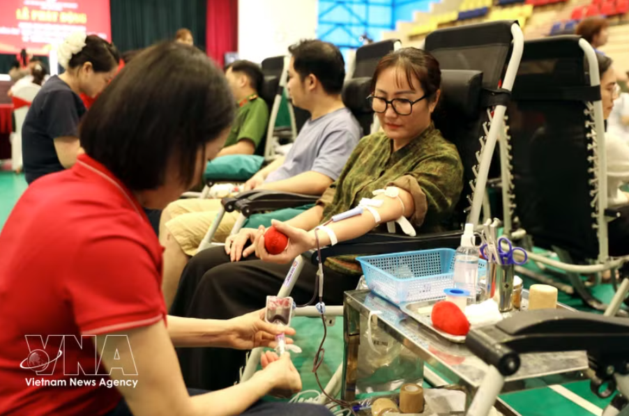 宣光省启动了“无偿献血”活动，响应2026年人道主义月计划。