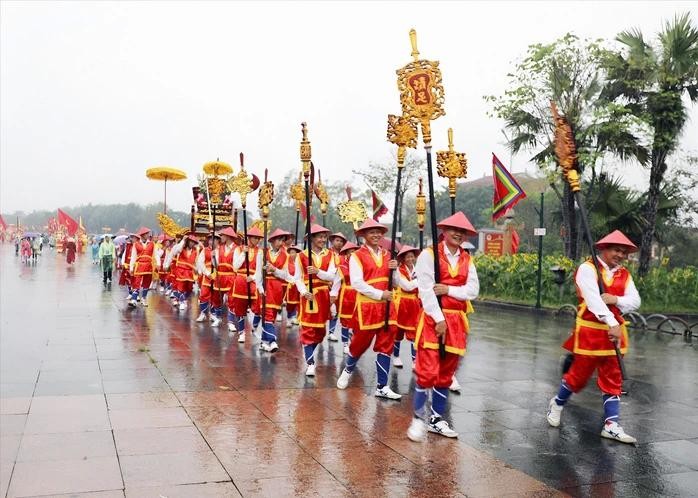 富寿省越池区域在雄王始祖忌辰假期间可能出现降雨。图：越通社