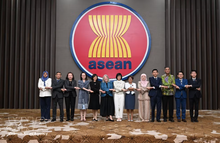 与会代表合影。