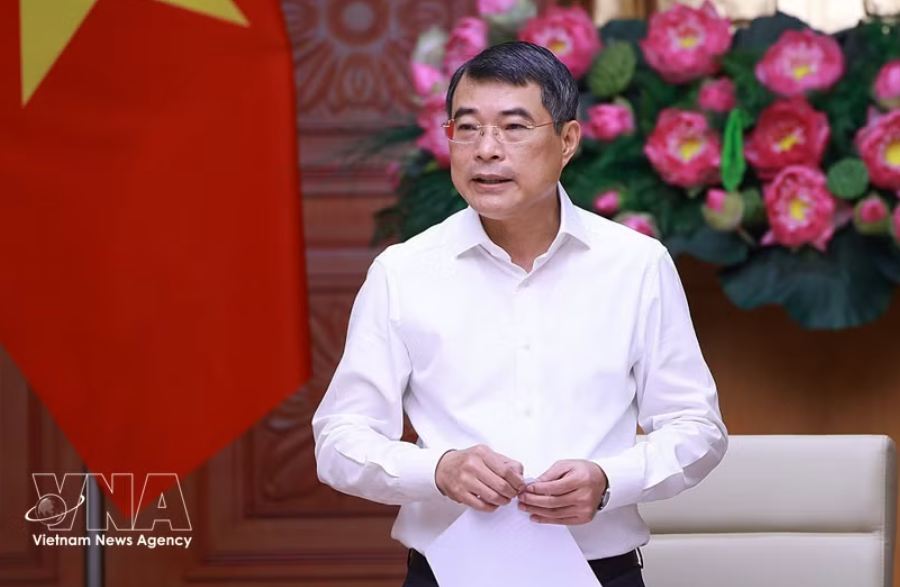 越南政府总理黎明兴与外交部领导举行会议。