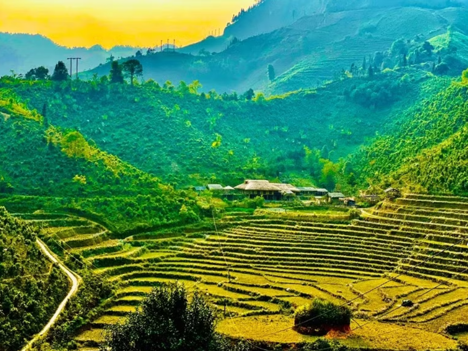 老街省北河乡连村一角。图自vietnamtourism.gov.vn