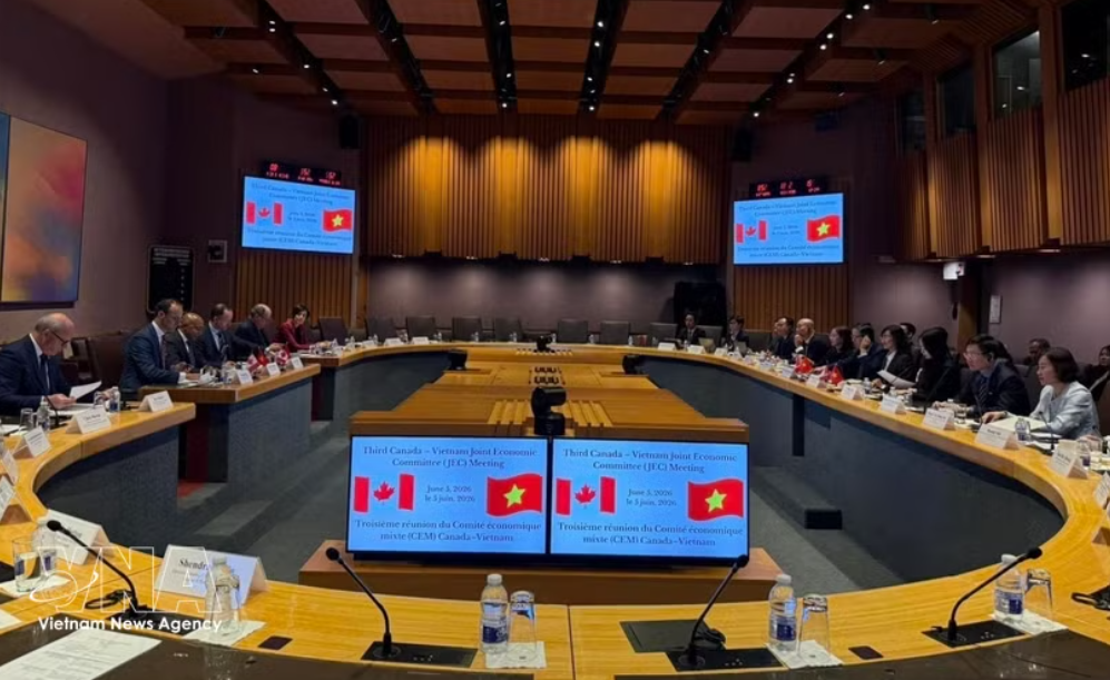 会议现场。图自越通社