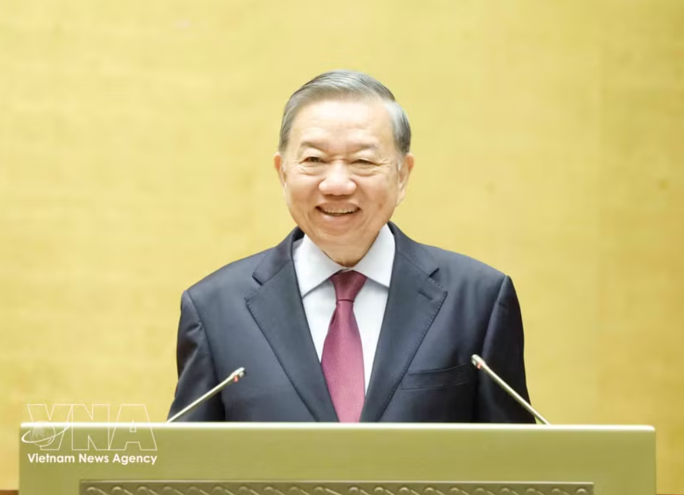 党中央总书记、国家主席苏林担任指委会主任。图自越通社