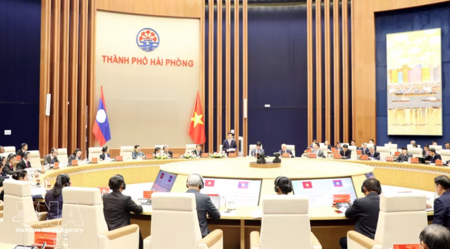 会议现场。图自越通社