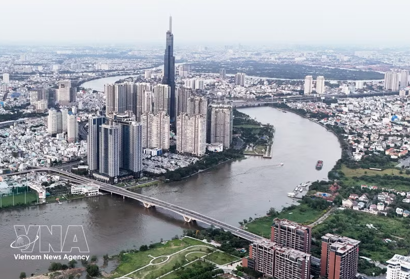 胡志明市一角。图自越通社