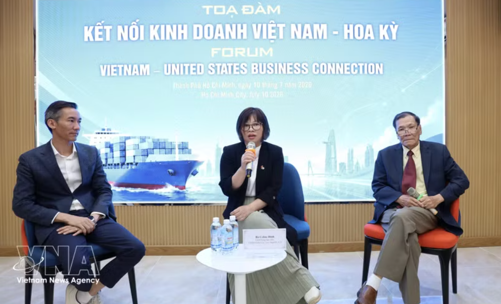 座谈会场景。图自越通社