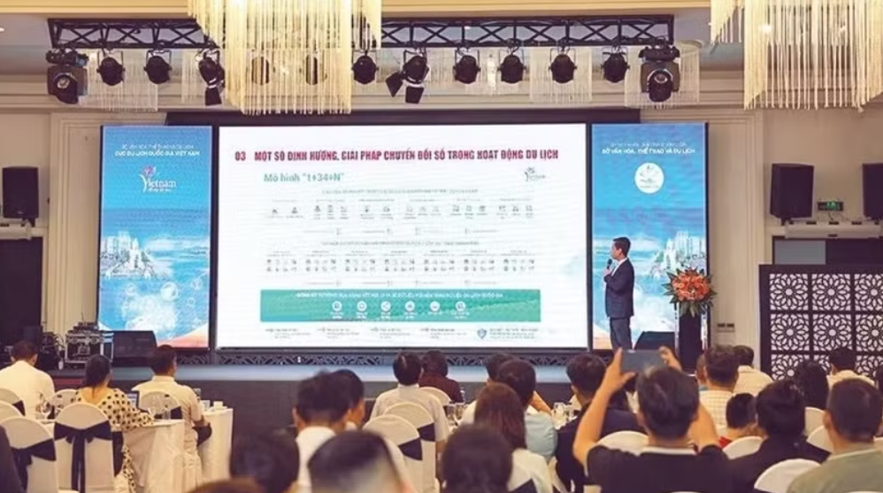 2026年7月在芽庄举行的旅游领域数字化转型实施指导培训活动。图自TITC