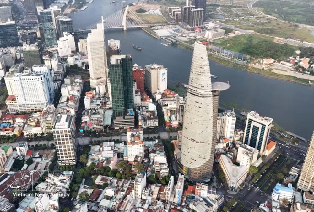 胡志明市一角。图自越通社