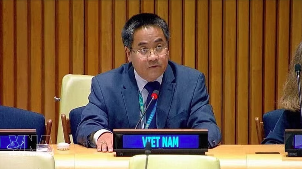 越南常驻联合国代表团副团长阮海流公使。图自越通社