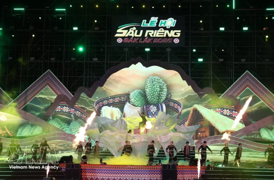 2026年榴莲节开幕式。图自越通社