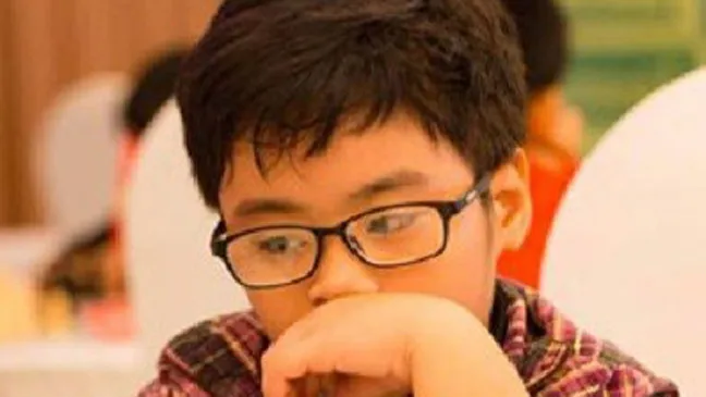 Kỳ thủ Phạm Trần Gia Phúc. Nguồn: tư liệu