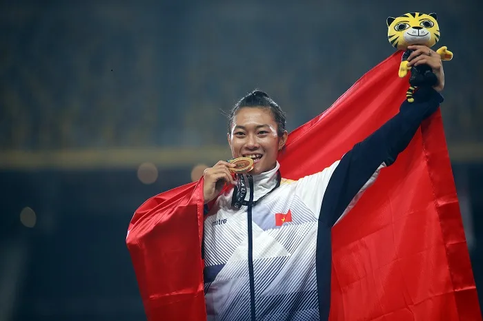 Tú Chinh tự tin sẽ có thành tích tại ASIAD năm sau. Ảnh: NGỌC HẢI 