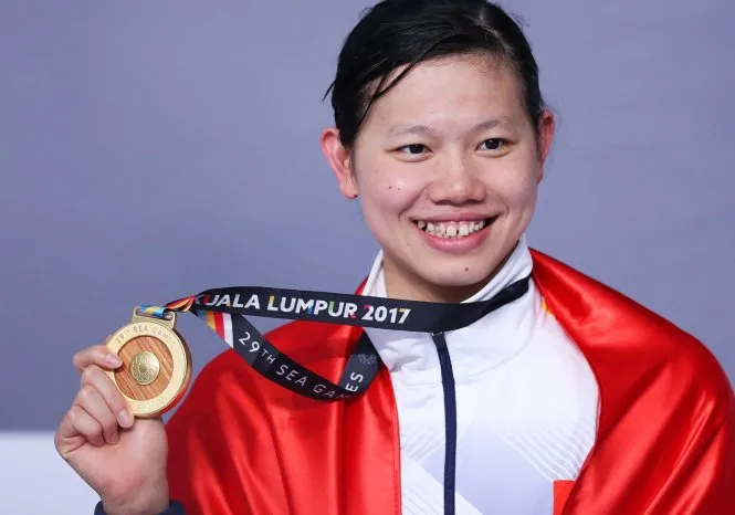 Ánh Viên tiếp tục là ứng viên số 1 trong danh sách VĐV tiêu biểu toàn quốc 2017. Ảnh: DŨNG PHƯƠNG