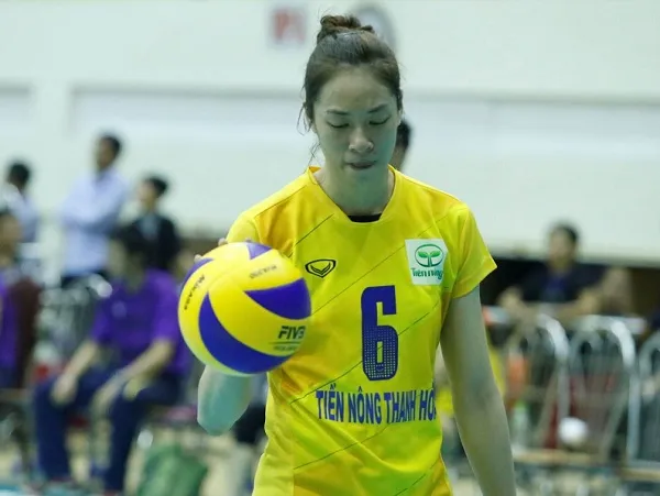 Trà Giang đã chia tay Thanh Hóa để về Bắc Ninh chơi bóng. Ảnh: THIÊN HOÀNG