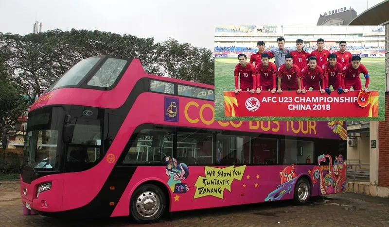 Xe buýt đã có mặt tại trụ sở VFF. Nguồn: THIÊN HOÀNG