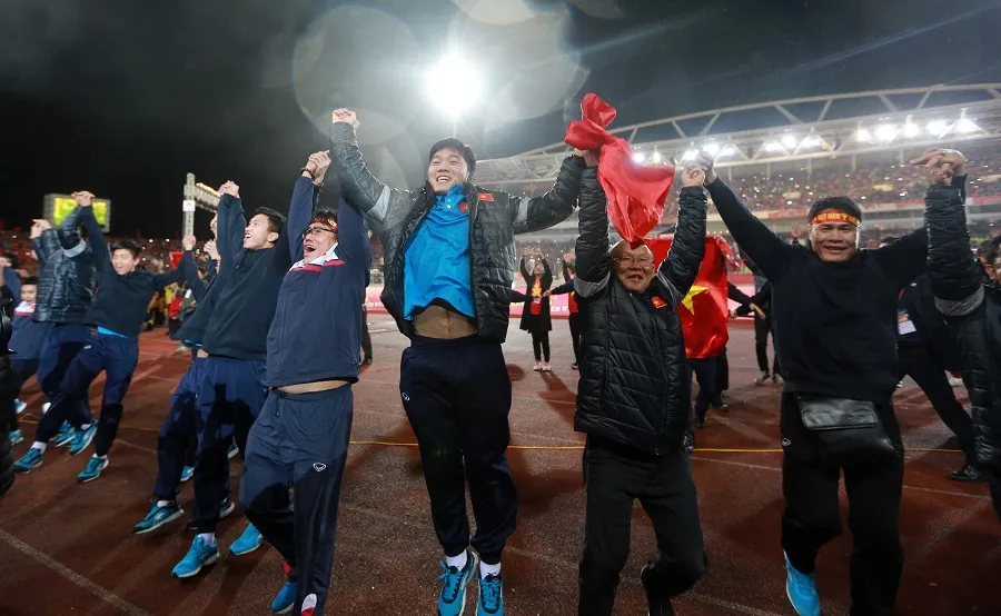 Tập thể U23 Việt Nam sẽ tự quyết các mức thưởng chứ VFF không can thiệp. Ảnh: NGỌC HẢI