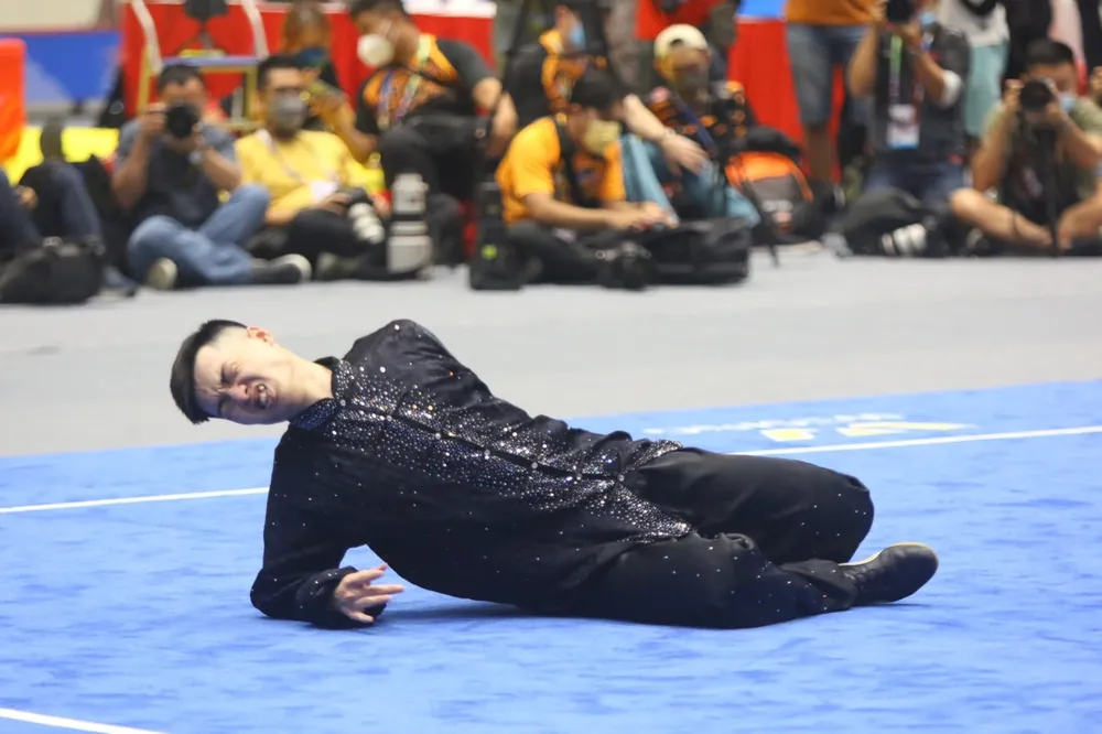 Nguyễn Văn Phương đã gặp chấn thương khi thi đấu nhưng hiện sức khỏe bình phục. Ảnh: DŨNG PHƯƠNG