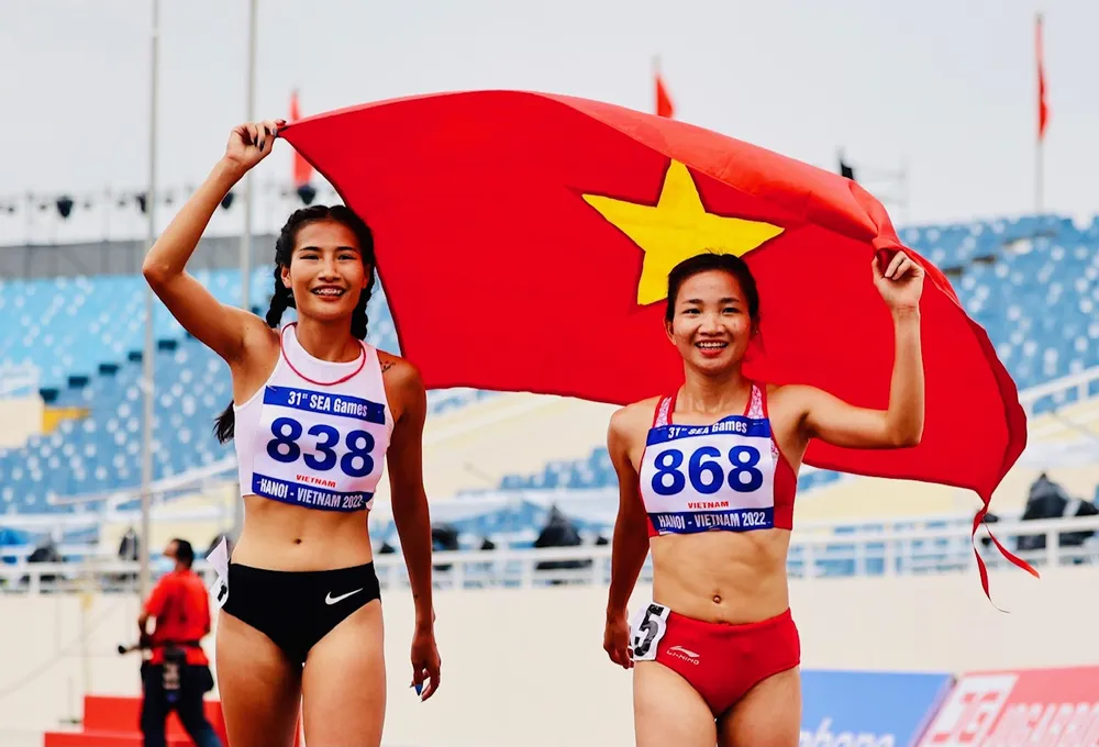 Điền kinh là môn có kết quả vượt trội nhất tại SEA Games 31. Ảnh: DŨNG PHƯƠNG
