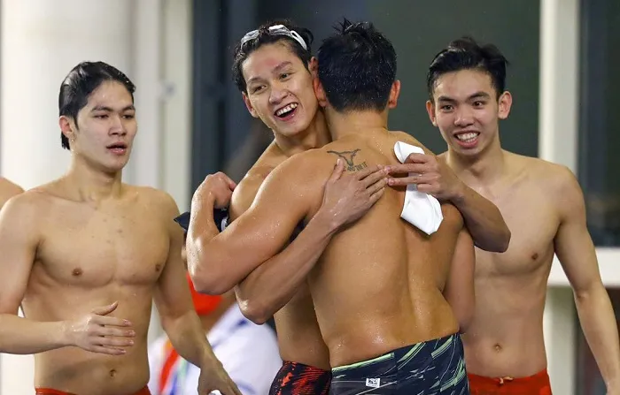 Các tuyển thủ bơi như Hưng Nguyên, Quý Phước, Huy Hoàng sẽ đi Hungary sau đây 2 ngày. Ảnh: DŨNG PHƯƠNG