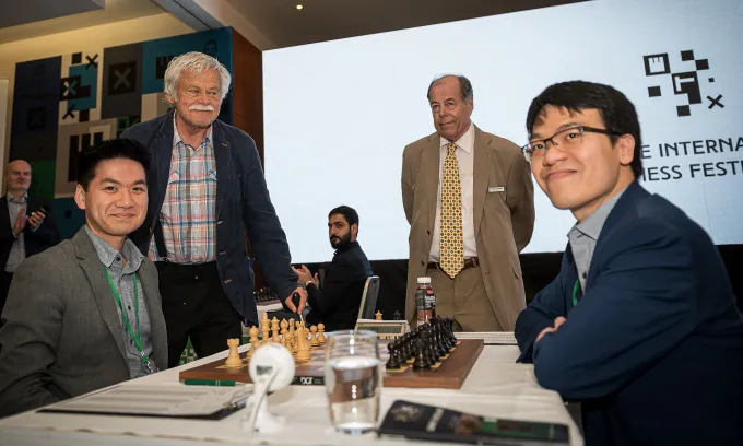 Lê Quang Liêm đang thi đấu tự tin tại CH Séc. Ảnh: PCF