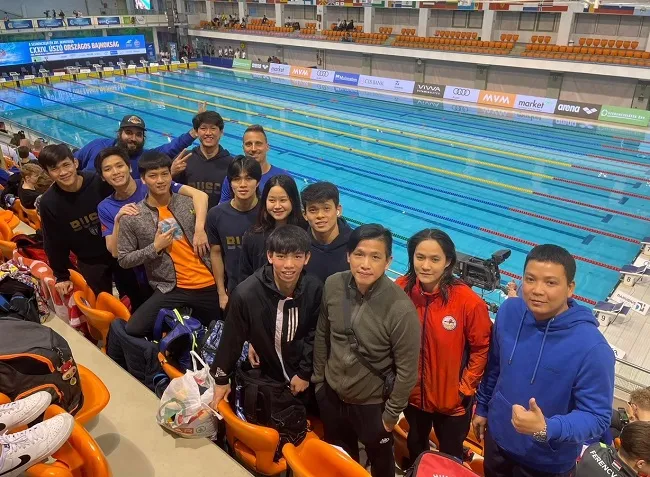 Đội tuyển bơi đã có thời gian tập huấn hiệu quả ở Hungary trước SEA Games 31 và bây giờ sẽ có thêm những kế hoạch dài hơi từ lãnh đạo Tổng cục TDTT. Ảnh: Q.P