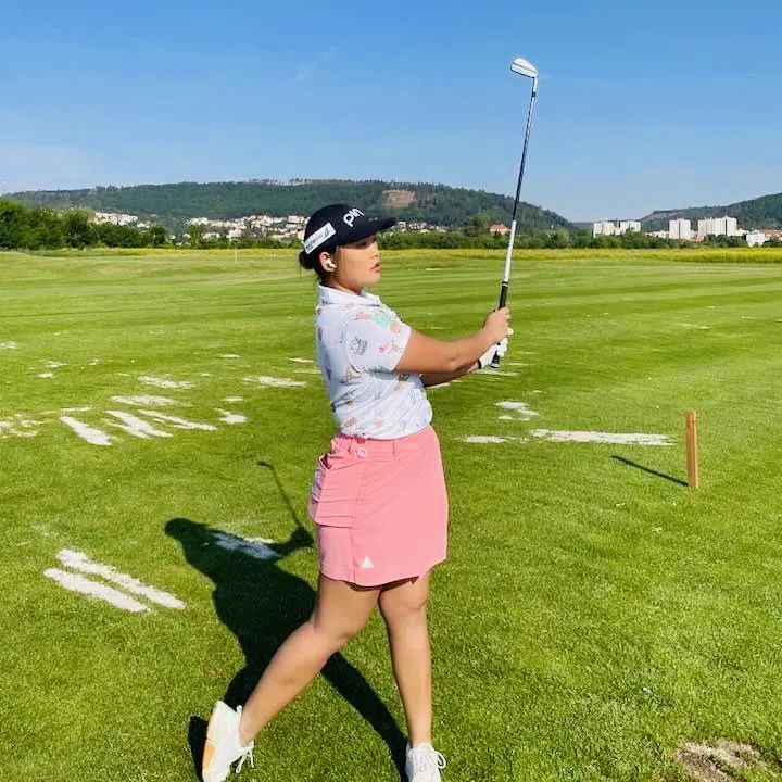 Tay golf Thảo My đang thi đấu tại châu Âu thời điểm hiện tại và sẽ dự giải đồng đội châu Á-Thái Bình Dương ở Indonesia trong tháng 8. Ảnh: H.T