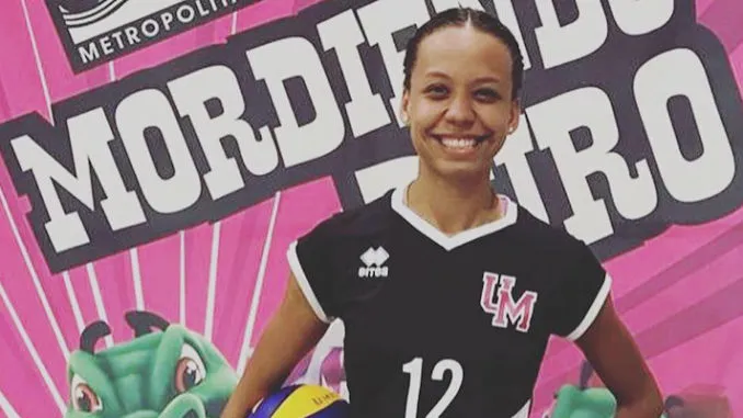 Chủ công Alejandra đã gia nhập đội bóng nữ Vĩnh Phúc tại giải vô địch quốc gia 2022. Ảnh: I.T