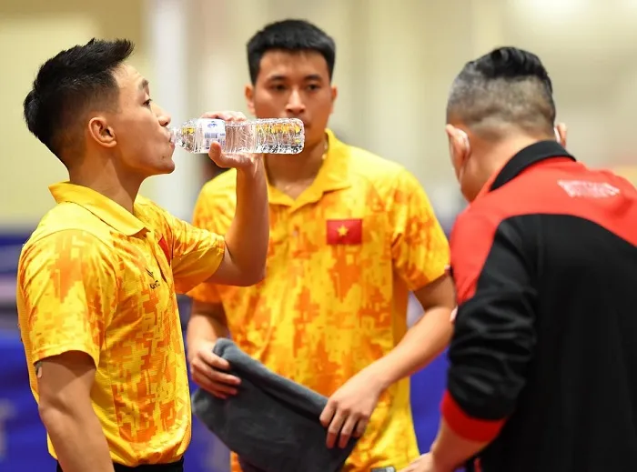 Anh Tú và Tuấn Anh đã không có được chiến thắng như kỳ vọng. Ảnh: BTC