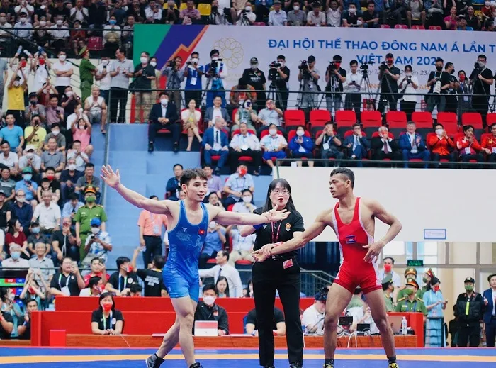 Hầu hết các trọng tài quốc tế đã được Ban tổ chức SEA Games 31 chuyển tiền công theo đúng quy định. Ảnh: DŨNG PHƯƠNG