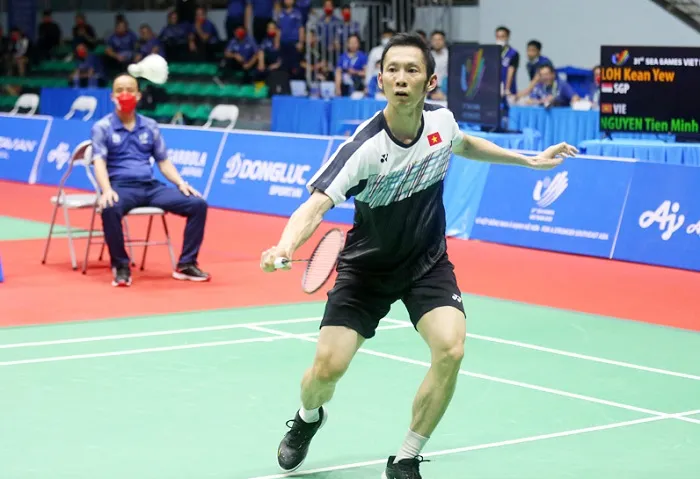 Tiến Minh đã tụt xuống thứ hạng ngoài tốp 90 thế giới. Ảnh: NGỌC ANH.BBG