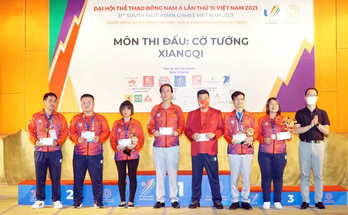 Cờ tướng Việt Nam vẫn giữ các kỳ thủ đã thi đấu tốt tại SEA Games 31 vừa qua trong đội hình. Ảnh: TA