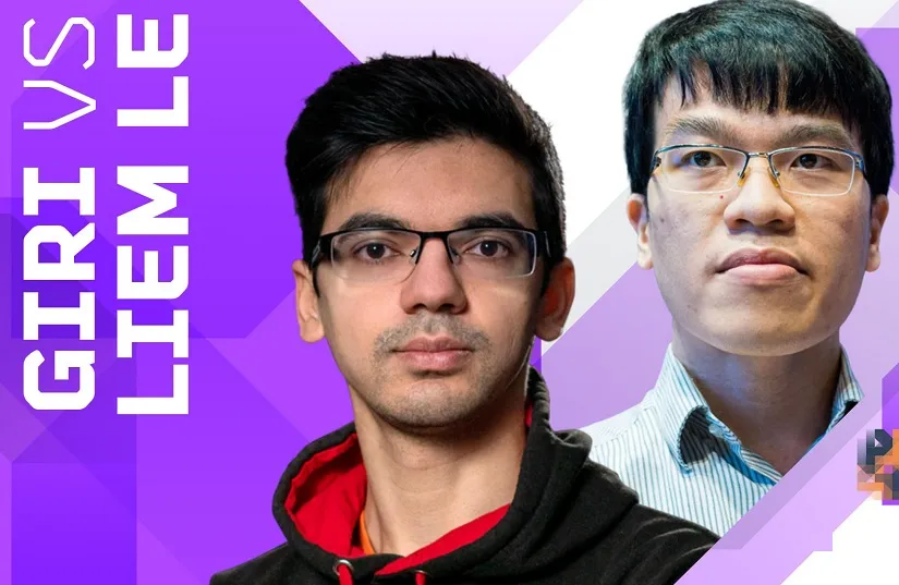 Liêm đã có chiến thắng quan trọng tại ván 6. Ảnh: Chess24